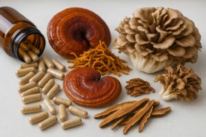 funghi medicinali benefici integratori naturali