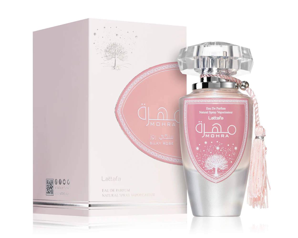 Lattafa Mohra Silky Rose Eau De Parfum 100ml Women Fragrance