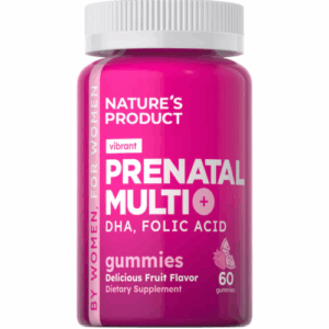 Multivitaminico prenatale con DHA + acido folico – 60 gommose